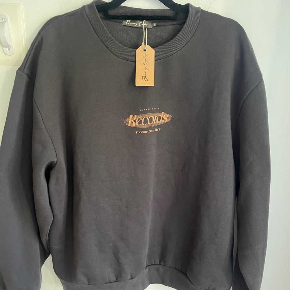 Barney Cools Sweatshirt Color Pigment Black XXL
